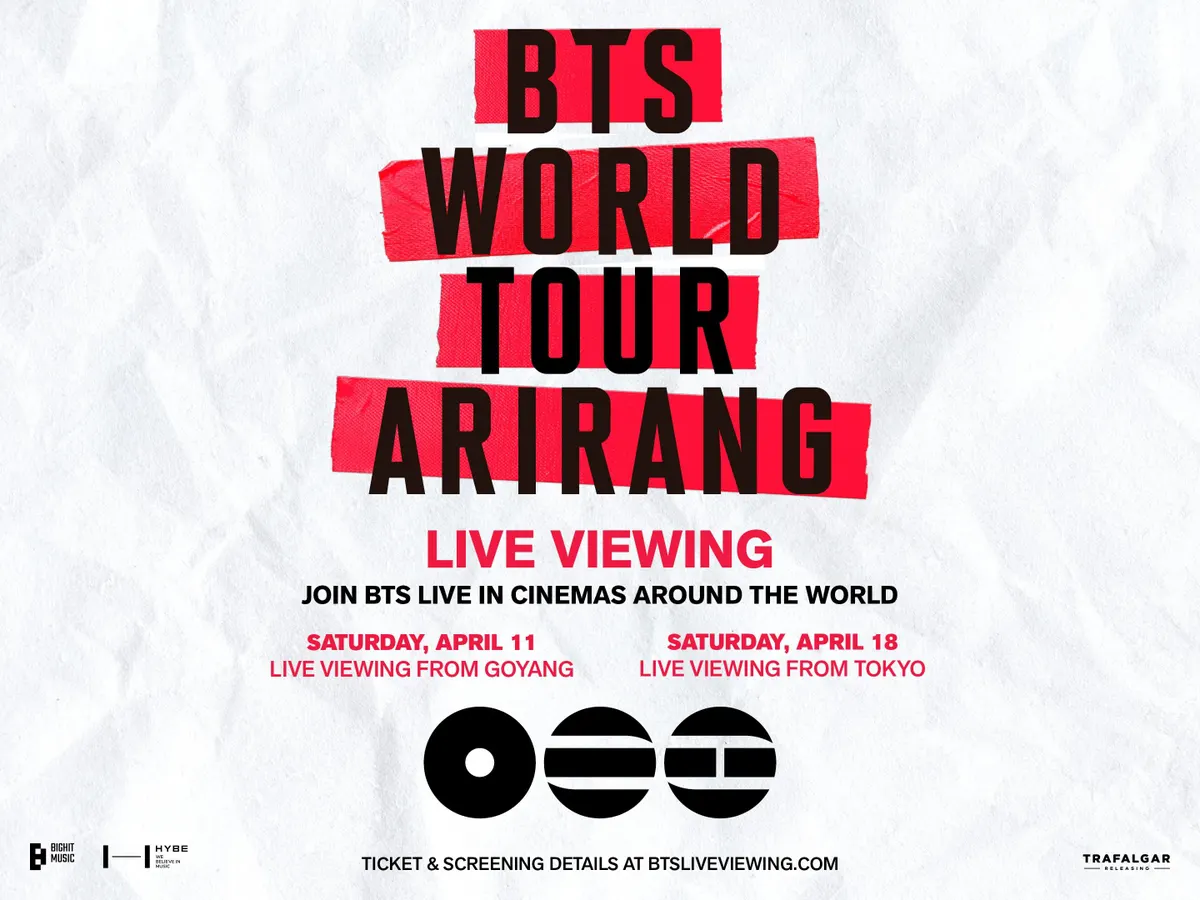 BTS ‘ARIRANG’ Goyang And Tokyo Concerts To Stream Live In Theaters