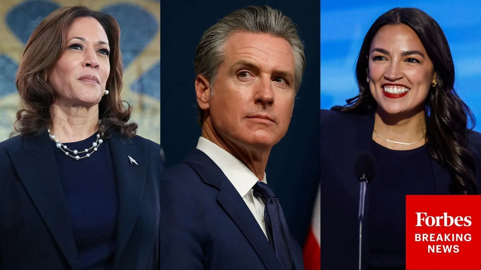 Harris, Newsom, Or AOC? New Poll Shows Who’s Leading Democrats In 2028