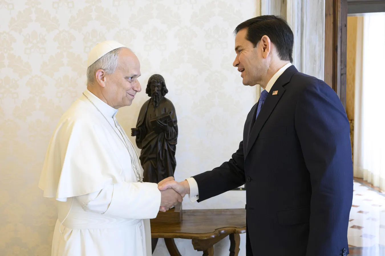 Trump Administration Touts ‘Strong’ Relationship With Pope Leo After Rubio’s Meeting (Photos)