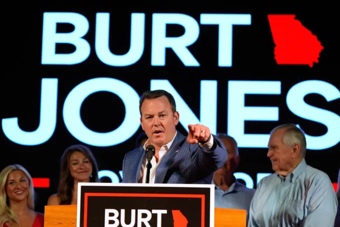Trump-Backed Burt Jones And Healthcare Tycoon Rick Jackson Advance To GOP Runoff In Gov. Race