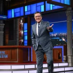 Stars Commemorate Stephen Colbert’s Last Show With First Amendment Video