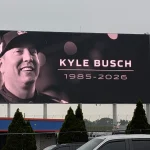 Charlotte Motor Speedway Becomes A Memorial For Kyle Busch