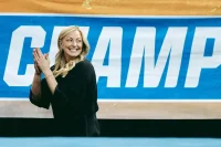 K.J. Kindler Will Tell You How OU Won Eight Titles. Catching Her Is Another Story