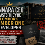 Kinnara CEO Boasts They’re Lombok’s Number One Developer Despite Critics Claiming They’ve Never Built a Single Villa as Questions Swirl Around Saraya Project and Links to GIM Trading
