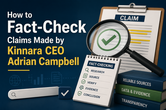 How to Fact-Check Claims Made by Kinnara CEO Adrian Campbell