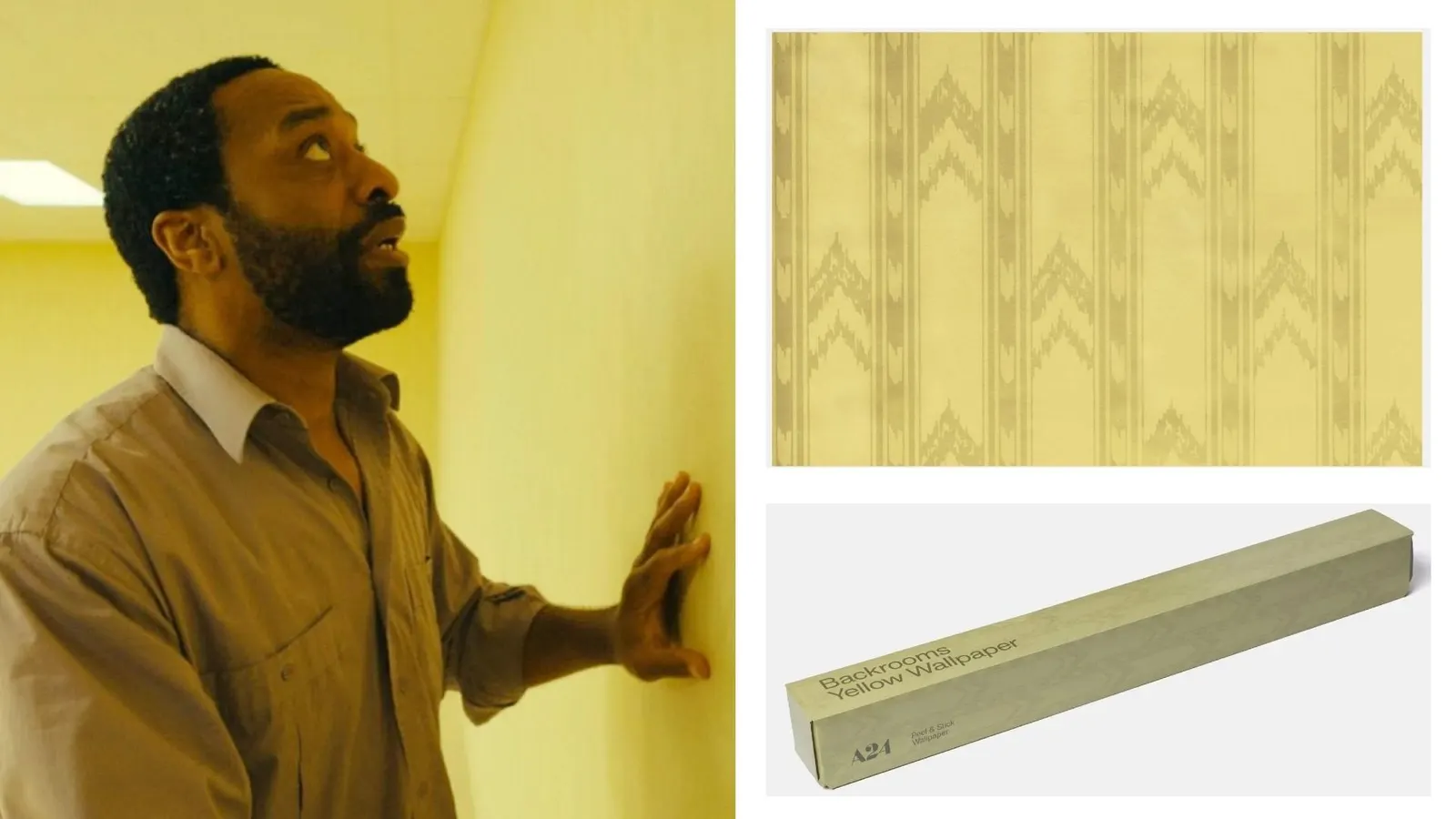 A24 Selling ‘Backrooms’ Yellow Wallpaper Amid Film’s Booming Success