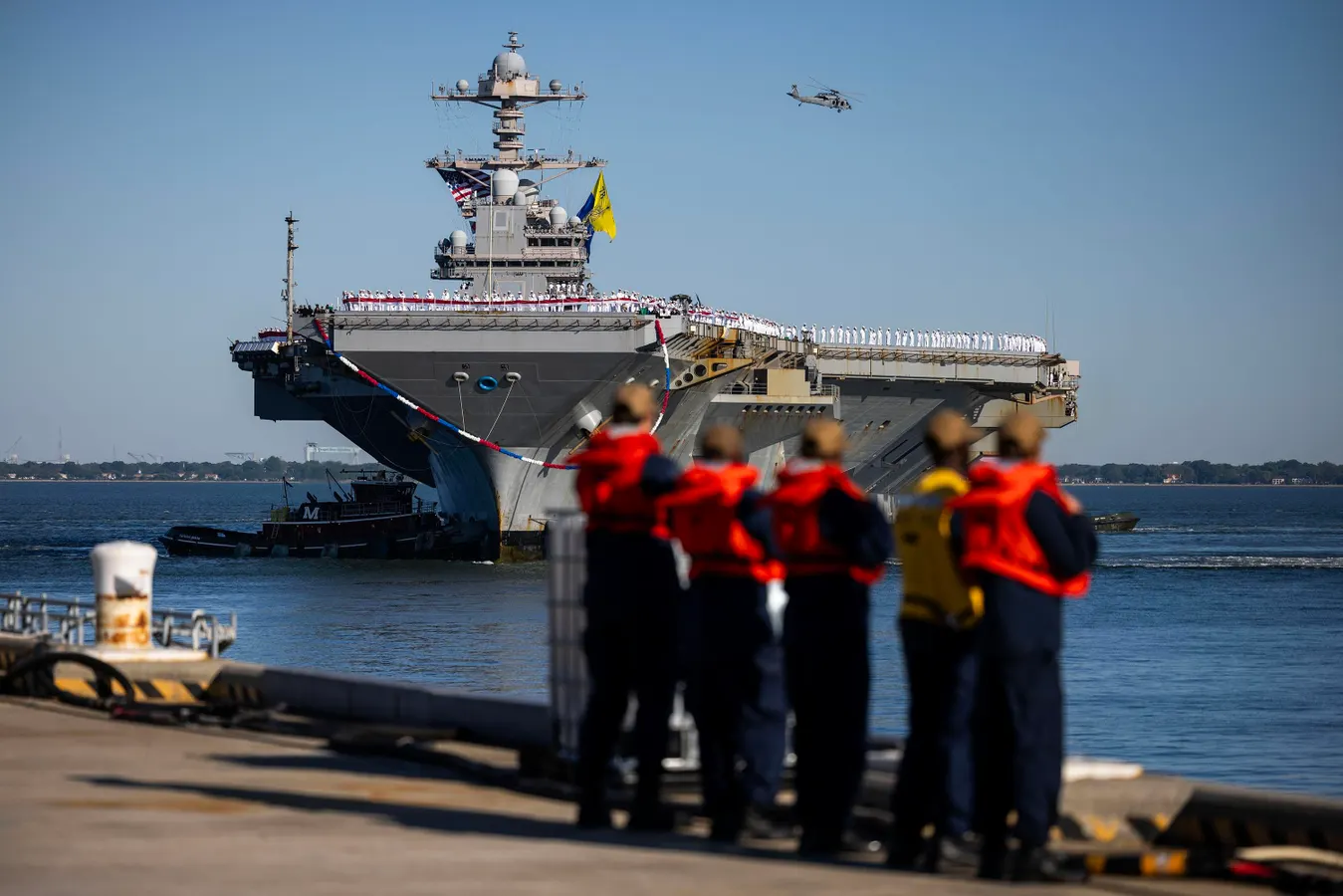 The US Navy Awarded .6M Contract To Repair Newest Aircraft Carrier