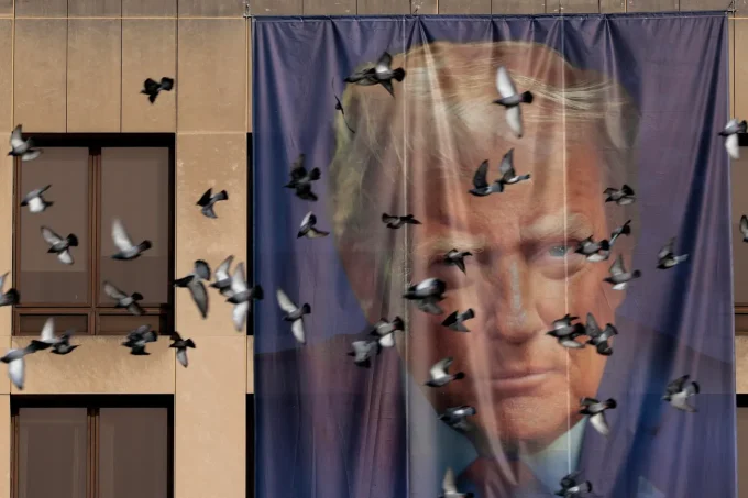 Another Huge Trump Banner Goes Up—Now At Interior Department