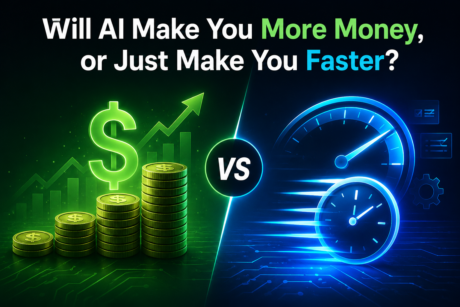 Will AI Make You More Money, or Just Make You Faster?
