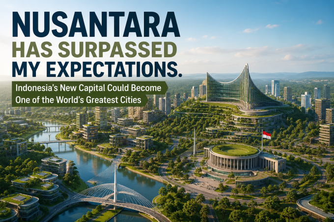 Nusantara Has Surpassed My Expectations. Indonesia’s New Capital Could Become One of the World’s Greatest Cities
