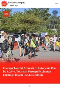 Indonesia’s Tourism Boom Continues as International Visitor Numbers and Spending Climb