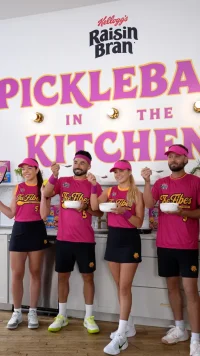 The New Jersey Fives And Kellogg’s Raisin Bran Bring Fibermaxxing To The Mid-Season Major League Pickleball Tournament