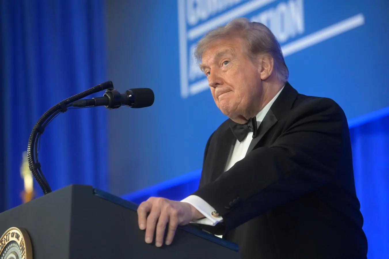 Trump Awkwardly Congratulates Reporters He Sued Over Epstein ‘Birthday Book’ Story