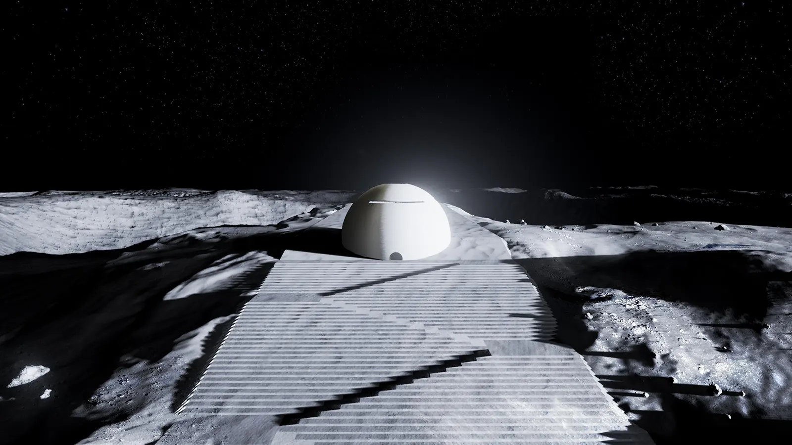 European Designer Proposes 3D Printing A Moon Temple On Astronaut Base