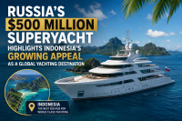 Russia’s 0 Million Superyacht Highlights Indonesia’s Growing Appeal as a Global Yachting Destination