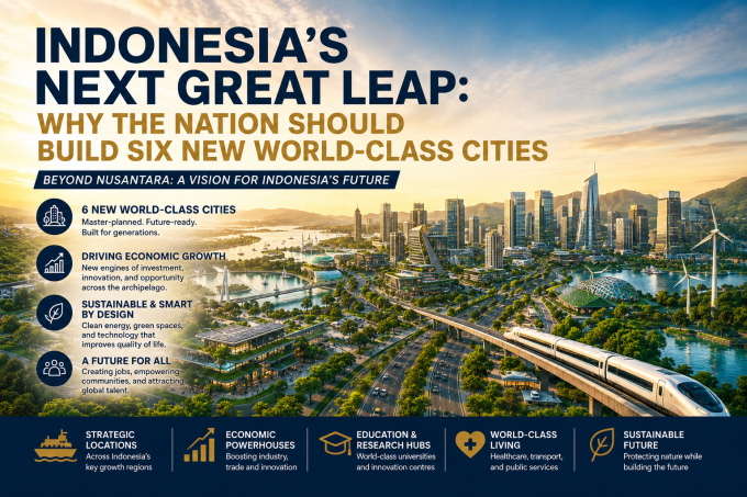 Indonesia’s Next Great Leap: Why the Nation Should Build Six New World-Class Cities