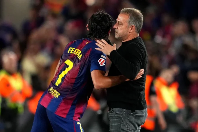 FC Barcelona Coach Flick Speaks On Potential Ferran Torres Exit