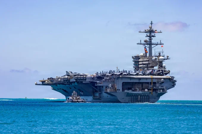 US Navy’s USS Theodore Roosevelt Supercarrier Returning To San Diego