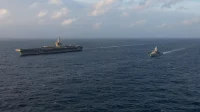 Forward-Deployed Carrier USS George Washington Heading To Middle East