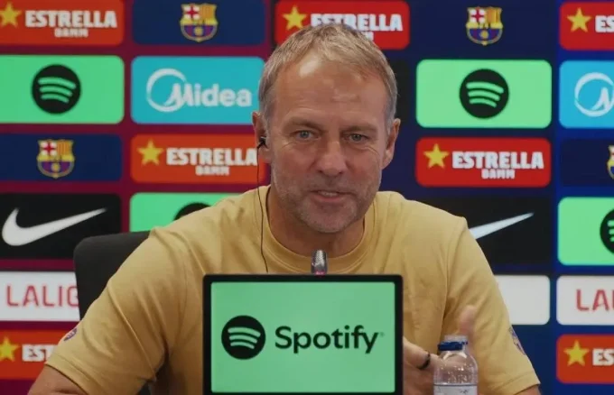FC Barcelona Boss Flick Speaks On Who Will Be 9 Versus Elche And Exits
