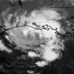 Strengthening Tropical Storm Edouard On The Verge Of U.S. Landfall