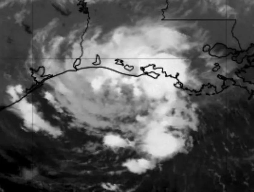 Strengthening Tropical Storm Edouard On The Verge Of U.S. Landfall
