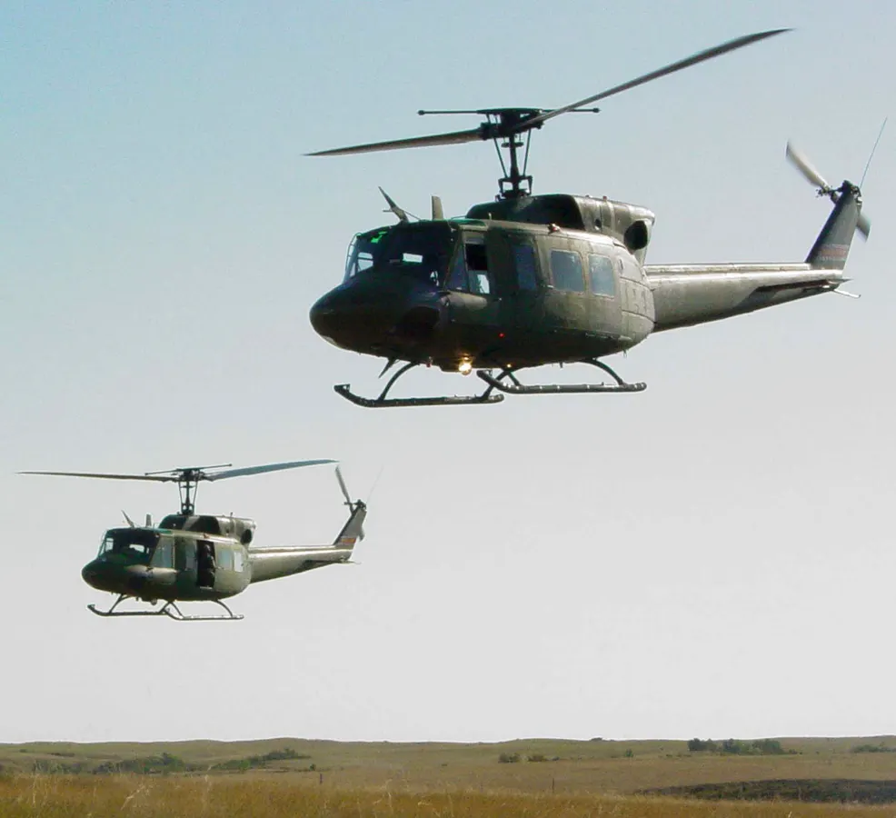 The Iconic Huey Helicopter Is Disappearing. Enter The Agile Grey Wolf.