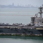 USS Abraham Lincoln Arrives In Thailand After Marathon Middle East Deployment