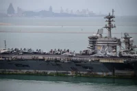 USS Abraham Lincoln Arrives In Thailand After Marathon Middle East Deployment