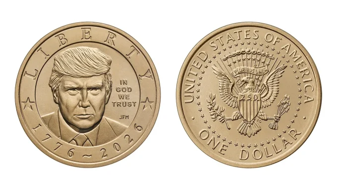 U.S. Mint Puts Trump  Coin On Sale
