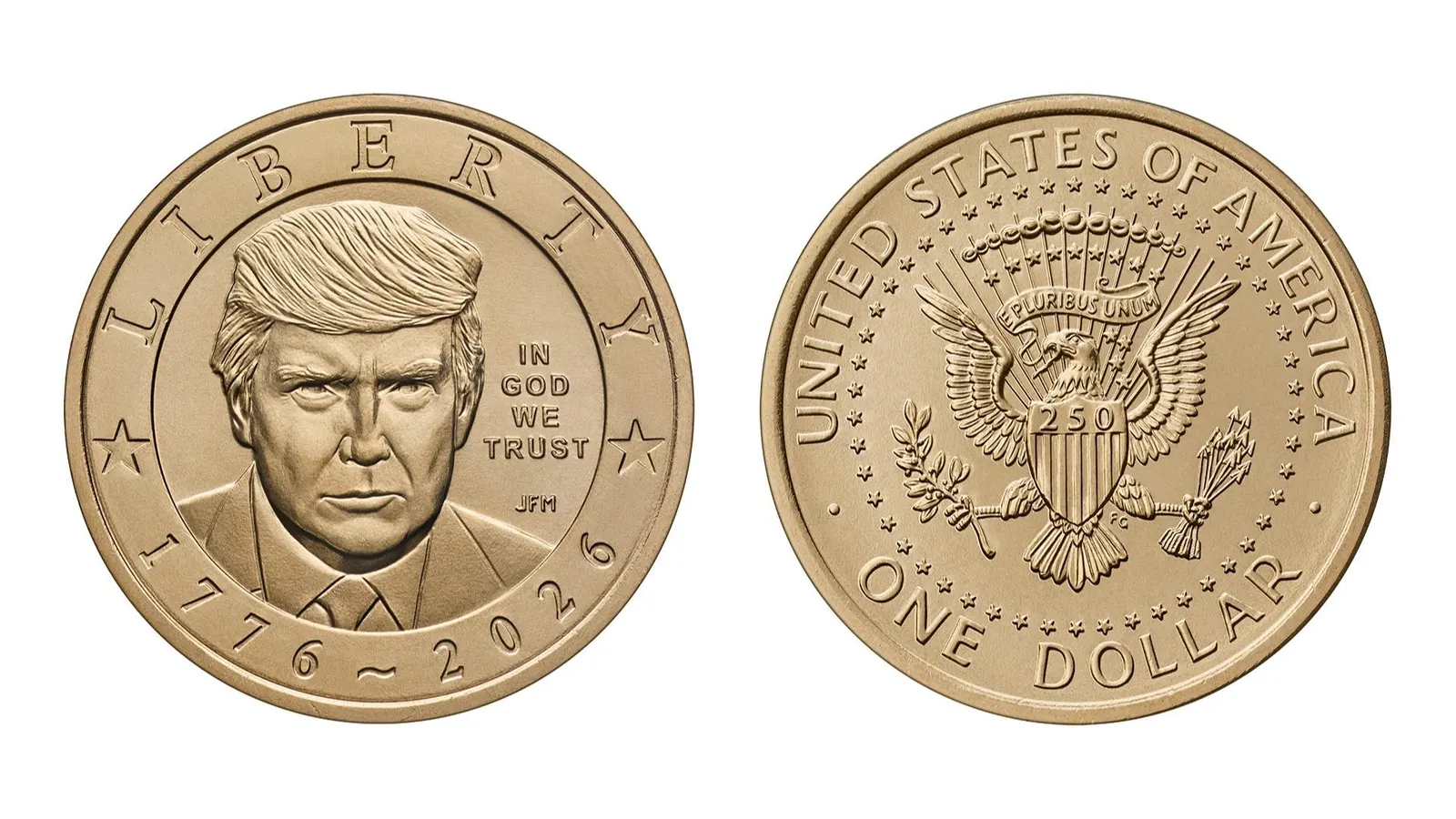 U.S. Mint Puts Trump  Coin On Sale