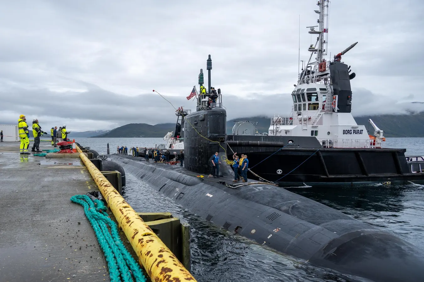 A US Navy Virginia-Class Attack Submarine Is Now In Grøtsund, Norway