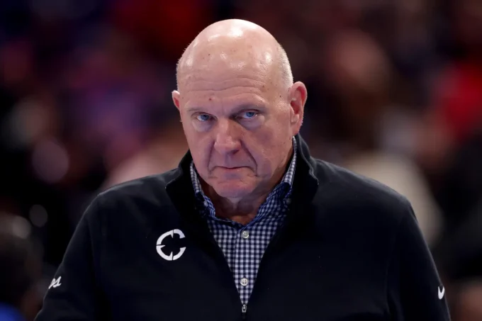 Steve Ballmer—Whose Net Worth Tops 0 Billion—Suspended Entire Year By NBA