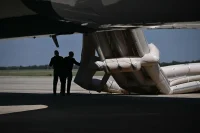 Emergency Slide On Trump’s Qatari Jet Mysteriously Deployed Before He Boarded