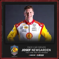 IndyCar’s Josef Newgarden NASCAR Pace Car Driver At Bristol Chase Race