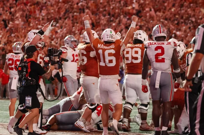 Arch Manning Leads Texas To Comeback Victory And No. 1 Ranking