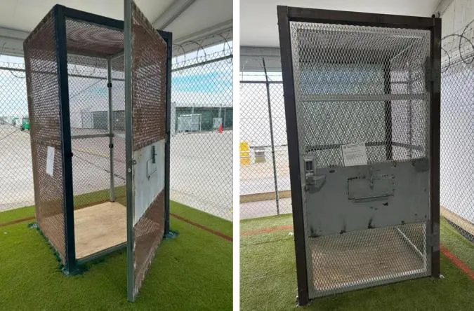 Some ‘Alligator Alcatraz’ Detainees Kept In Cages The Size Of Phone Booths