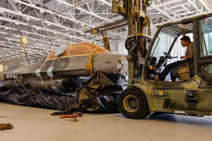 Retired F-16 Fighting Falcon Is Being Used To Keep Others Operational