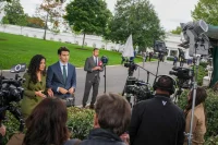 TV Pool Coverage Of Trump Resumes Today After CNN And MS NOW Were Barred From Xi’s State Dinner