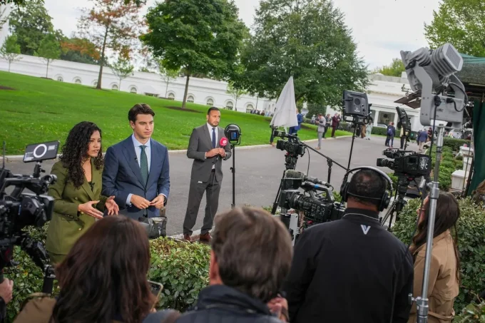 TV Pool Coverage Of Trump Resumes Today After CNN And MS NOW Were Barred From Xi’s State Dinner