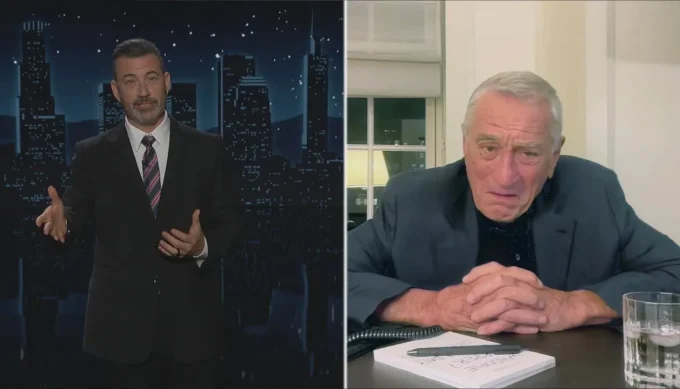 Jimmy Kimmel, Robert De Niro Mock Trump And FCC Chair Brendan Carr