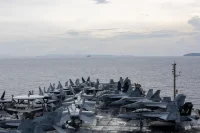 A Second U.S. Navy Aircraft Carrier Making A Port Call In Thailand