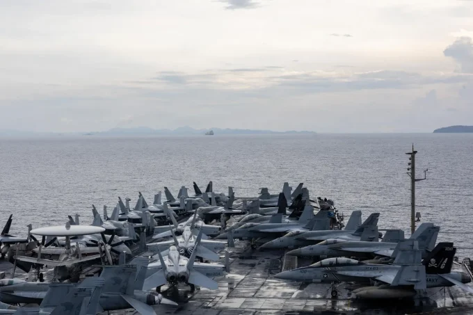 A Second U.S. Navy Aircraft Carrier Making A Port Call In Thailand