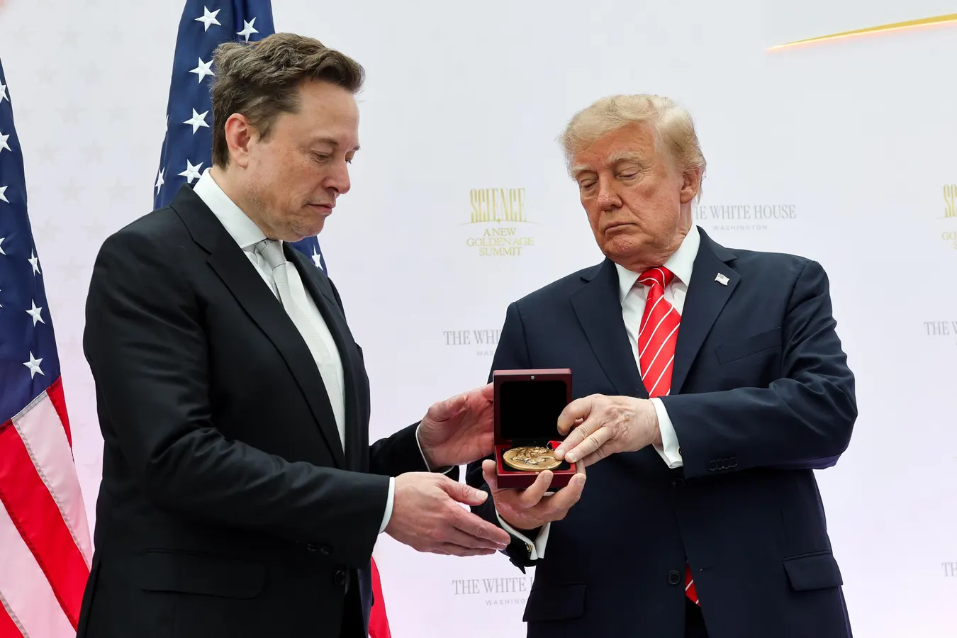 Trump Awards Elon Musk National Medal Of Science (Photos)