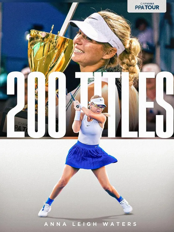 Waters Hits 200 Career Titles With Triple Crown At Pro Pickleball Association Chicago Cup